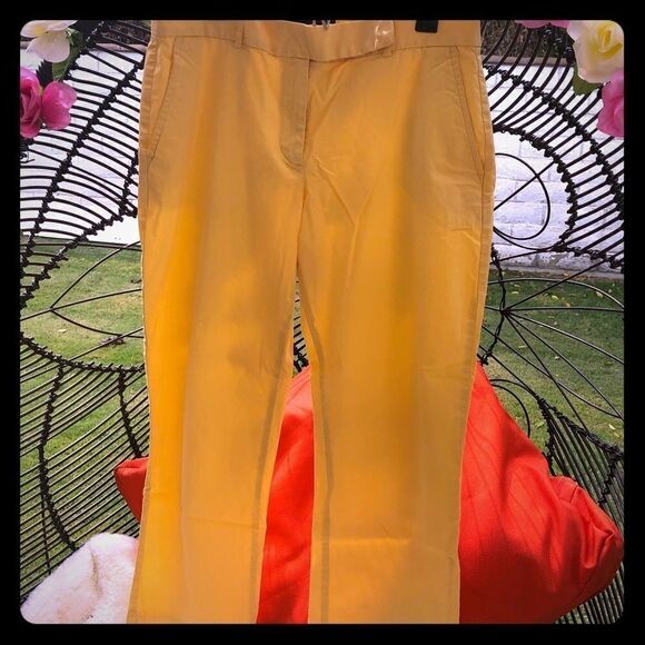 Moda Internacional Yellow pants.Sz 8 - Picture 1 of 6